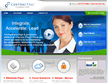 Tablet Screenshot of contractpal.com